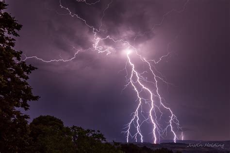 Wallpaper : landscape, night, nature, sky, lightning, storm, evening ...