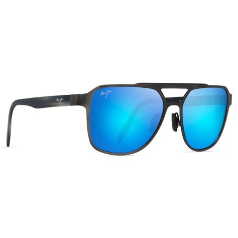 Maui Jim - 2nd Reef - Blue Hawaii - Polarized Aviator Sunglasses - Maui ...