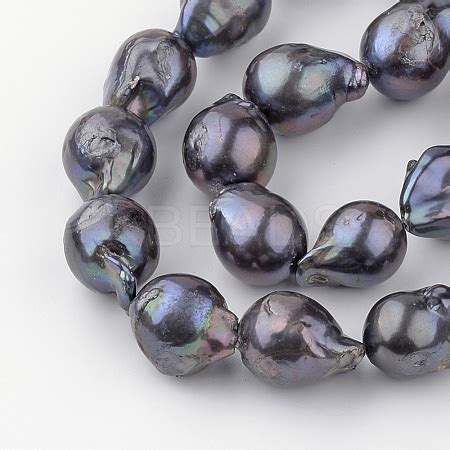 Wholesale Natural Baroque Pearl Keshi Pearl Beads Strands Kbeads