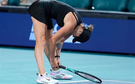 Aryna Sabalenka smashes racket after Miami Open defeat days after death ...