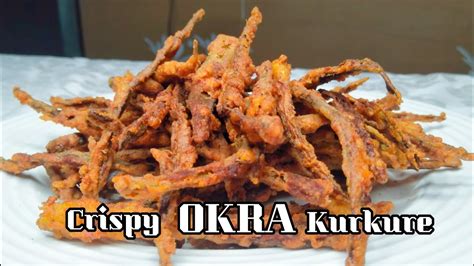 Crispy Okra Kurkure Homemade Kurkure How To Make Kurkure At Home