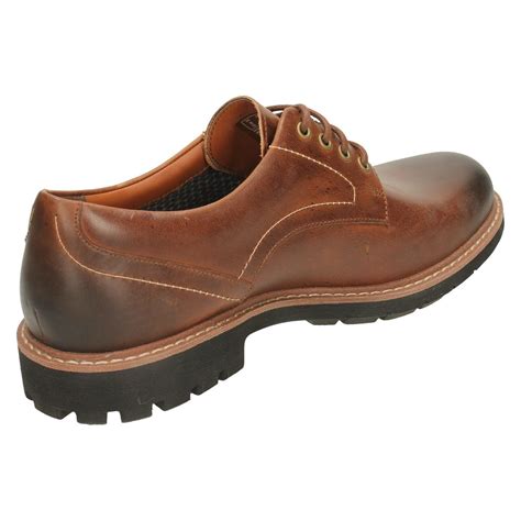 Herren Clarks Batcombe Hall Leder Smart Freizeit Schn Rschuhe Ebay