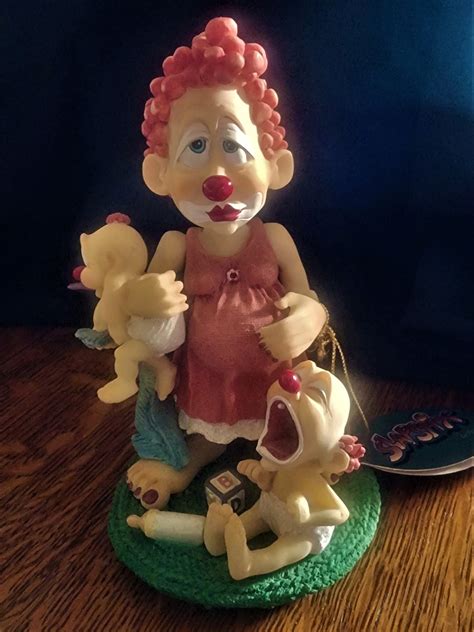 Vintage Slapstix Barefoot And Pregnant Clown Figure Etsy