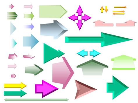 Ppt各类箭头素材word文档在线阅读与下载免费文档