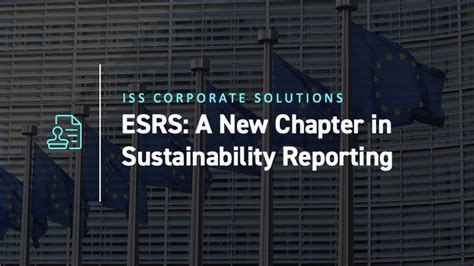 Esrs A New Chapter In Sustainability Reporting