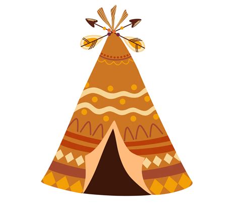 Ni Os Wigwam Tienda Con Plumas Y Flechas Nativo Americano Tipi Carpa