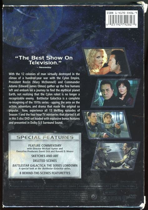 Battlestar Galactica Dvd Complete Season One Set Ebay