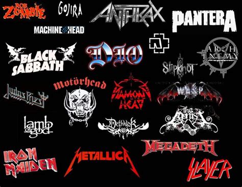 Metalheads Headbangers A Members Of Heavy Metal Subculture Metal Band