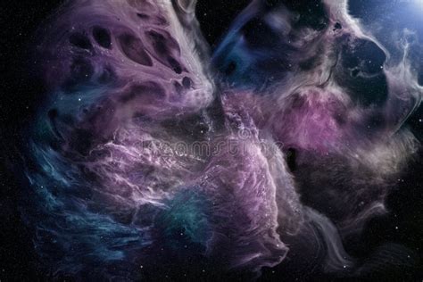 Star Space with Nebula Hi Res Background Stock Illustration ...