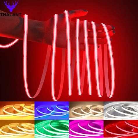 Dc V Cob Led Streifen Licht Led Usb Hohe Dichte Flexible Cob Led