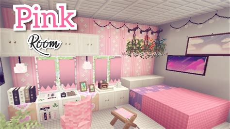 Pink Bedroom Aesthetic Bedroom Minecraft YouTube