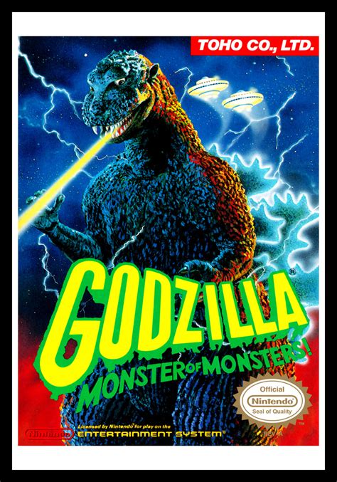 NES – Godzilla | Retro Game Cases