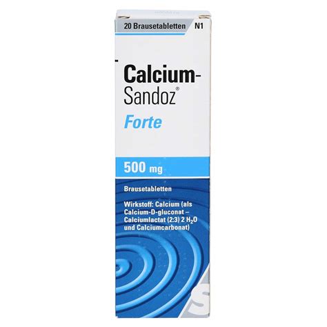 Buy Calcium Sandoz Forte Mg Effervescent Online At Desertcartuae