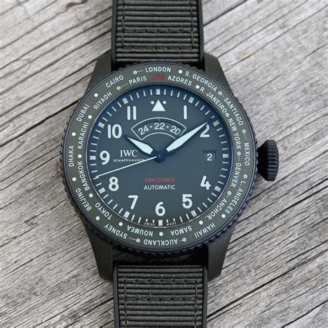 Iwc Adopts The Woodland Concept For Its Clever Pilot S Watch Timezoner