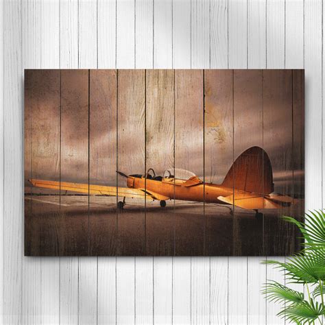 Stunning Vintage Airplane Canvas Wall Art For Aviation Enthusiasts ...