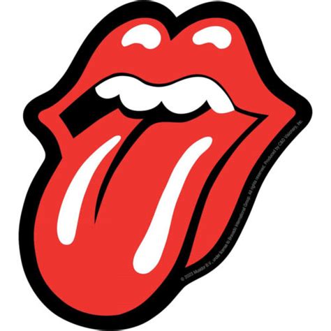 The Rolling Stones Tongue Logo Sticker Red EBay