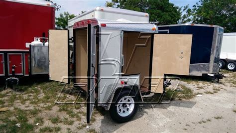 4x6 Enclosed Utility Trailer