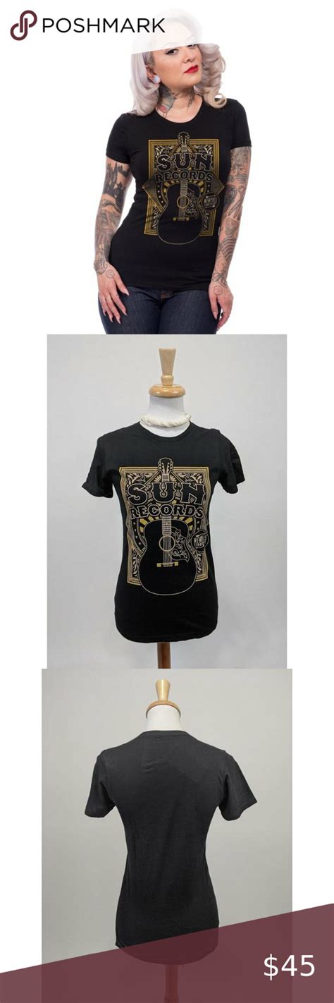 Steady Sun Records Guitar Tee Memphis Tennessee