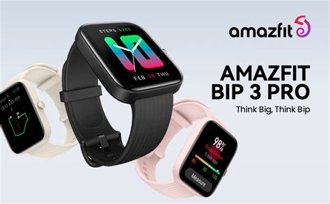 Amazfit Bip 3 Pro Smartwatch Pink Amazon It Elettronica