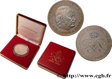 Monaco M Daille Rainier Iii E Anniversaire De R Gne Fme