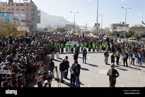 Sanaa Sanaa Yémen 11 janvier 2024 Les combattants houthis