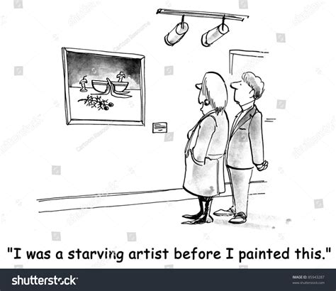 Starving Artist When Painted This Stock Illustration 85943287 ...