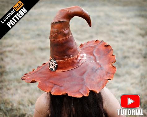 Witch Hat Leather Pattern Pdf By Leatherhub Etsy