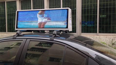 Led 3g 4g Wifi Taxi Roof Led Display Led Screen Car Advertising Taxi