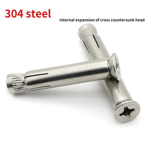 304 Stainless Steel Cross Countersunk Head Internal Expansion Screw