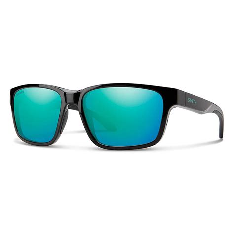 Smith Optics Sunglasses Basecamp Black Jade Polar Opal Mirror Glasses Polarized Smith Optics