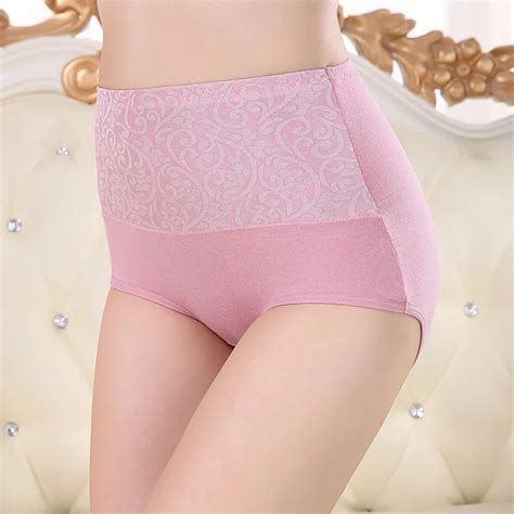 Maidy Underwear Women Panties Cotton Sexy Lace Pants Seamless High Rise