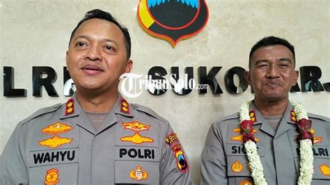 Gantikan Akbp Wahyu Jadi Kapolres Sukoharjo Akbp Sigit Siap Lanjutkan