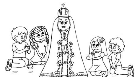 Desenhos De Nossa Senhora Aparecida Desenhos Para Colorir