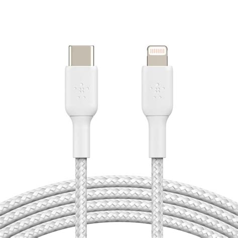 Belkin Boost Charge Cable Trenzado de Carga Rápida USB C a Lightning 1m