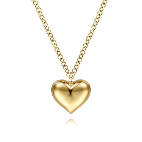 Heart Necklaces Diamond Gold Heart Necklaces Gabriel Co