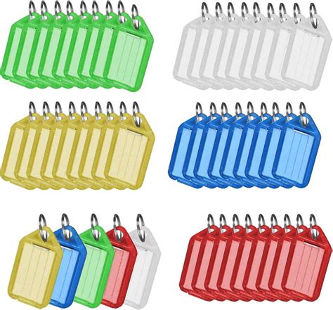 Durable 194927 Key Clip Lot de 24 Porte Clés avec Porte Étiquette