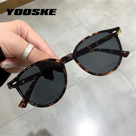 Yooske 2022 Round Sunglasses Men Women Brand Designer Retro Sun Glasses