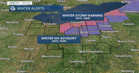 Winter Storm Warning issued for multiple Northeast Ohio counties