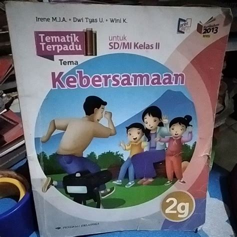 Jual Buku Tematik Terpadu Tema Kebersamaan 2g Untuk Kelas 2 Erlangga