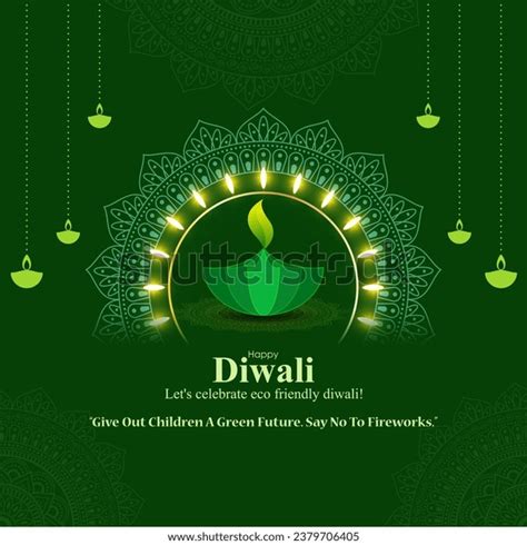 Vector Illustration Happy Diwali Social Media Stock Vector Royalty