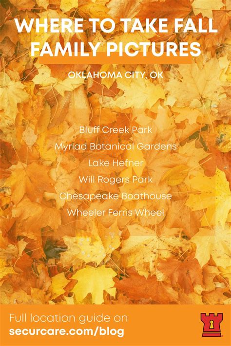 Where to Take Fall Family Pictures in Oklahoma, OK | Fall family