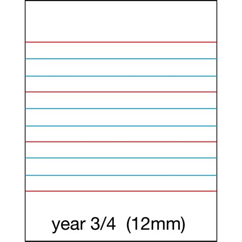 ZNPNP4112 - Writer Special Ruling Paper A4 QLD Year 3/4 - Kookaburra