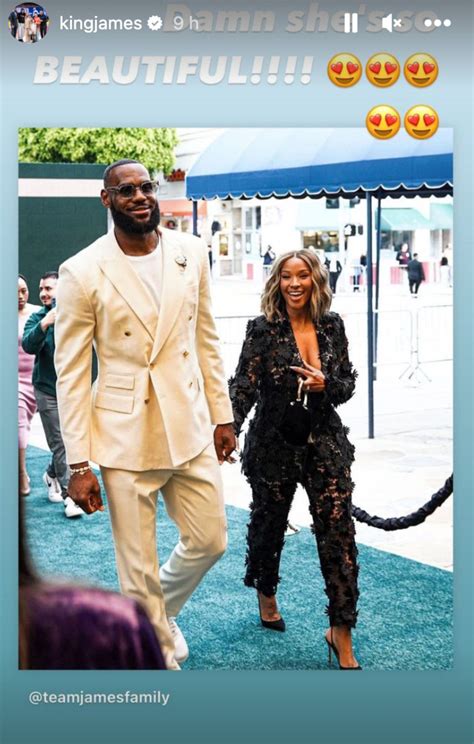 LeBron James Hypes Up His Wife Savannah On Instagram: "Damn, She's So ...