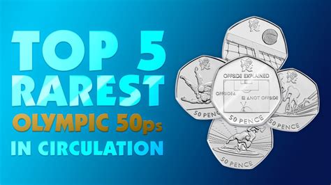 The Top Five Rarest Olympic 50p Coins! - YouTube