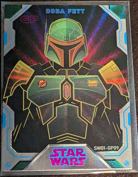 2023 Star Wars Prerelease Boba Fett Gp Card