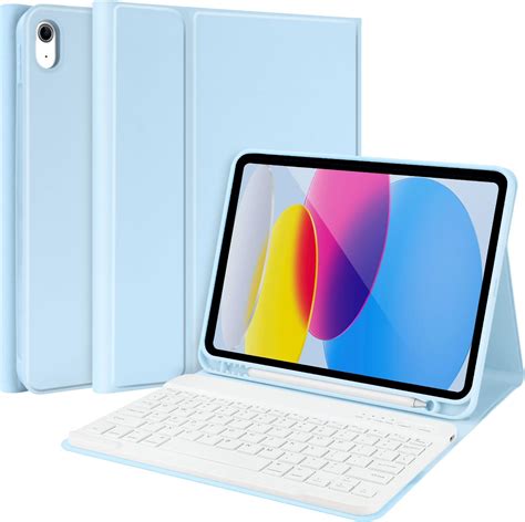 Amzcase Etui Pour Ipad Me G N Ration Avec Clavier Housse De