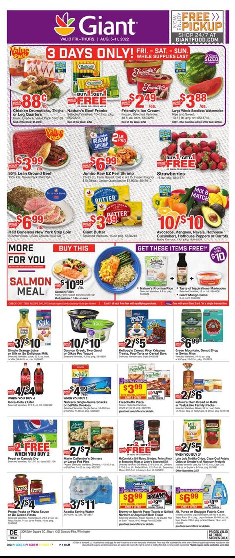 Giant Food Weekly Ad (8/18/23 - 8/24/23) - OpinionJoy