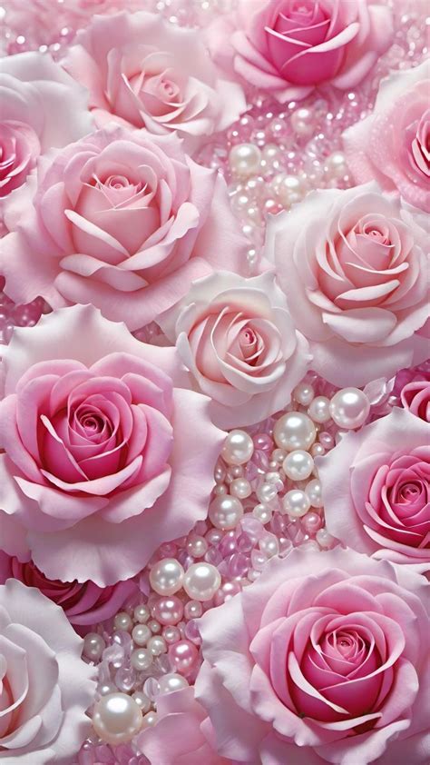 Pink Roses Wallpaper Background