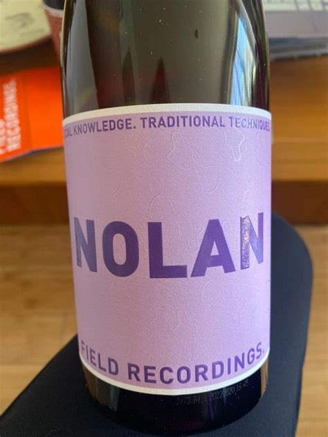 2022 Field Recordings Wine Xarello Nolan USA California Central