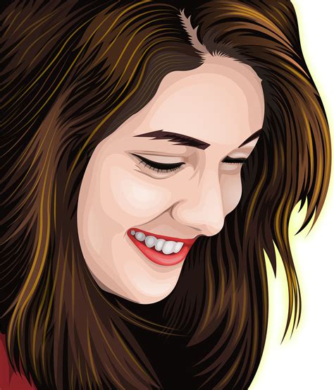 Beautiful Vector Portraits On Behance